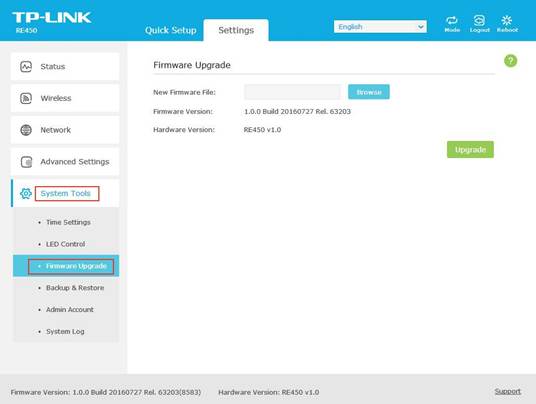 tp link firmware upgrade