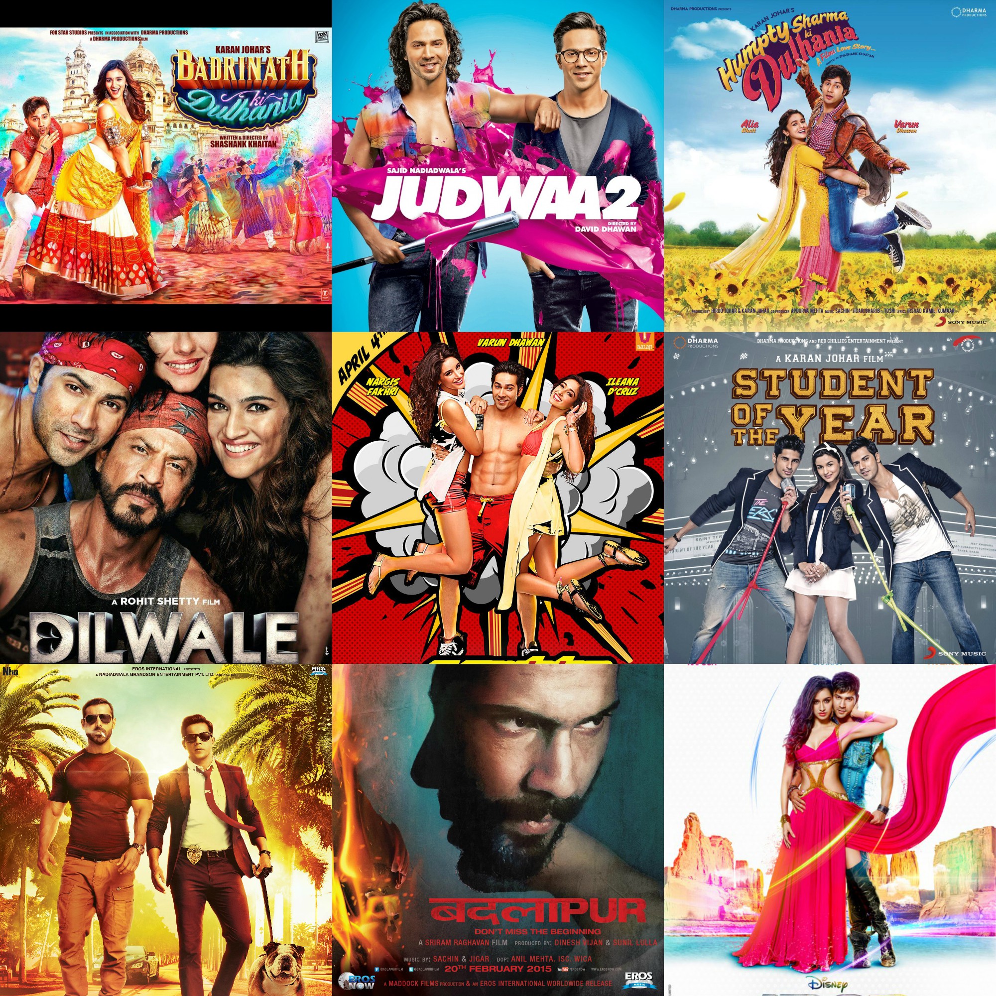 varun dhawan total movies