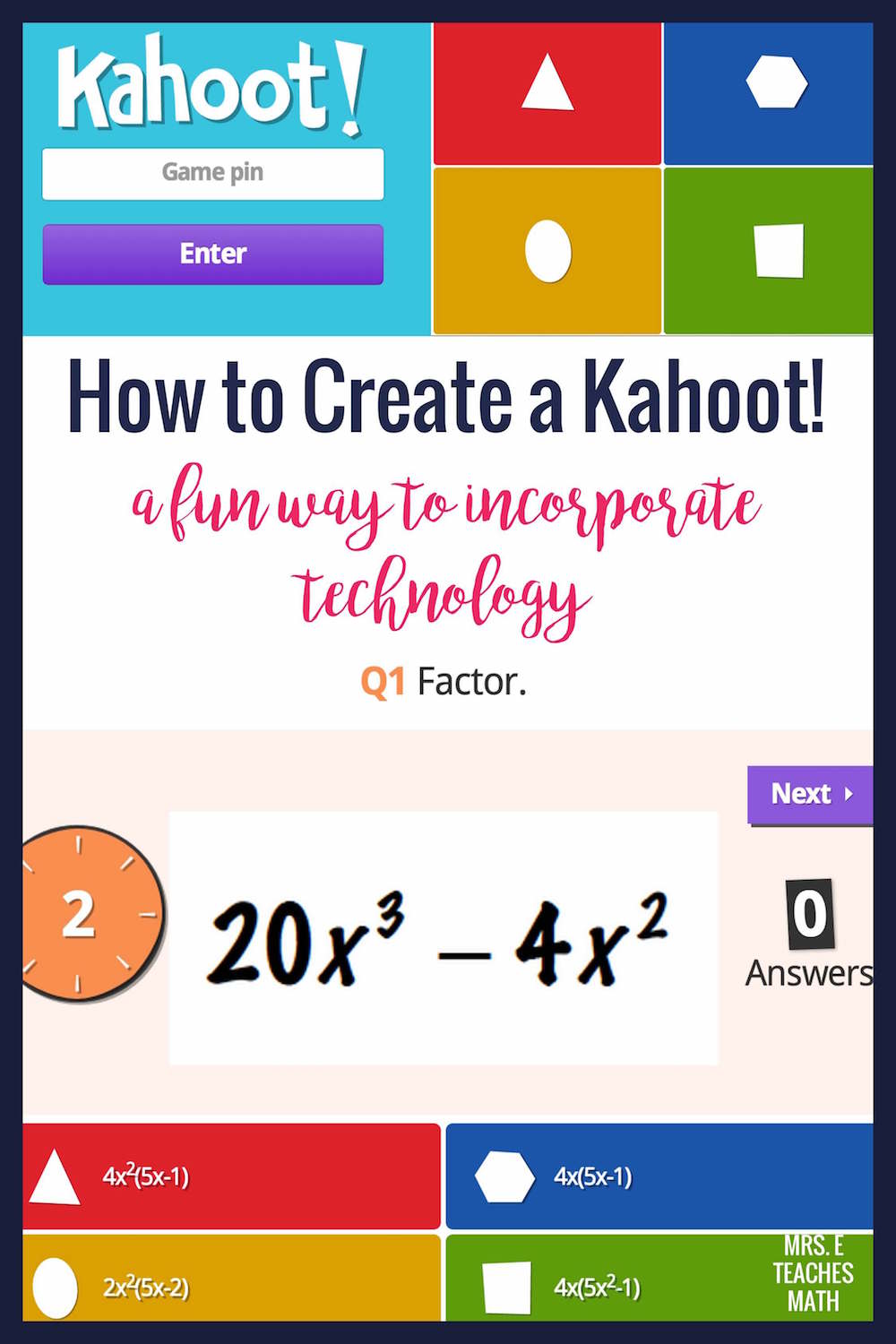 kahoot.create