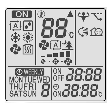 daikin ac mode symbols