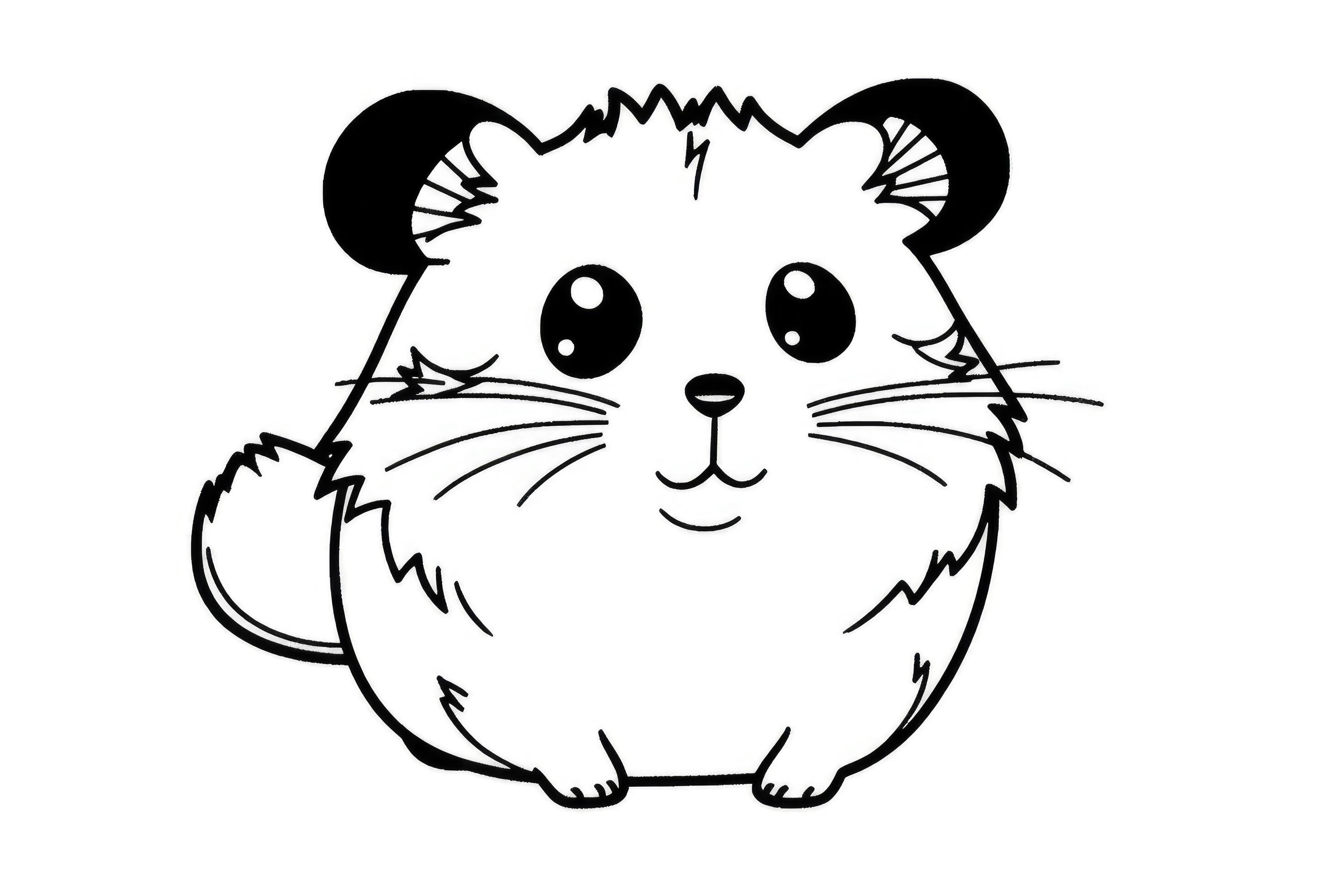 hamster pictures to color