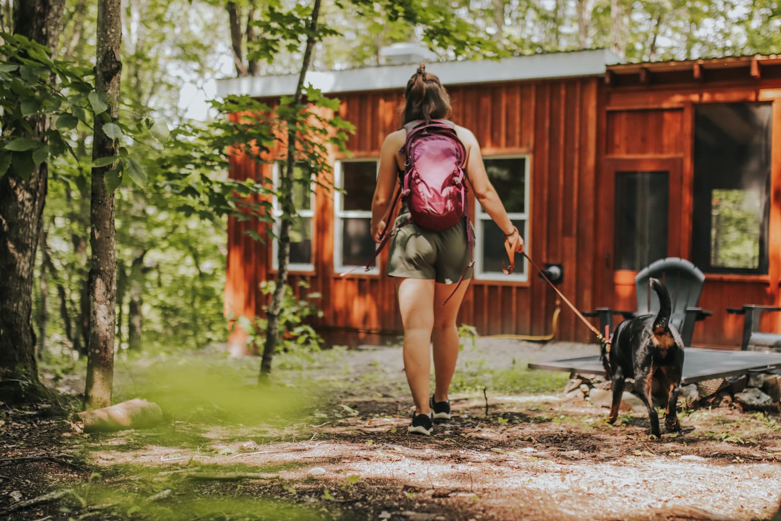 camping outaouais avec chien