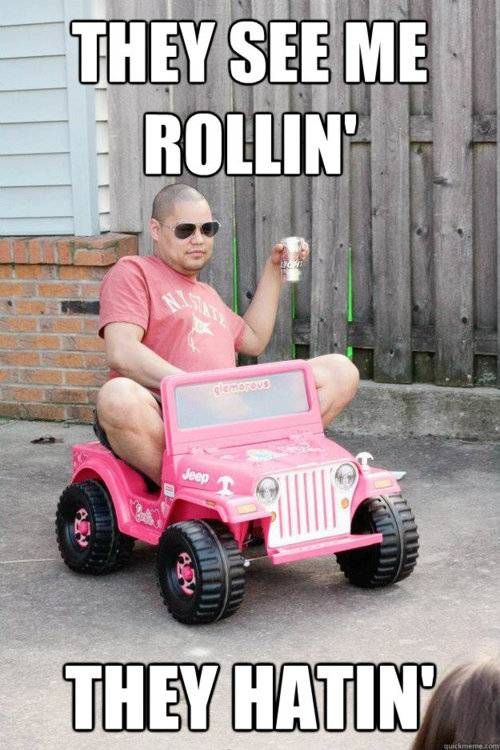 they see me rollin meme