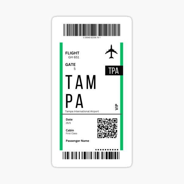 plane tickets to tampa florida