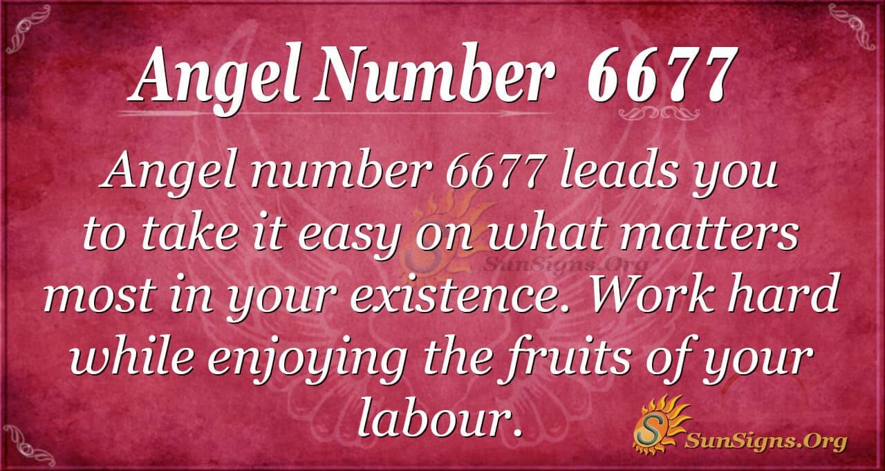 6677 angel number