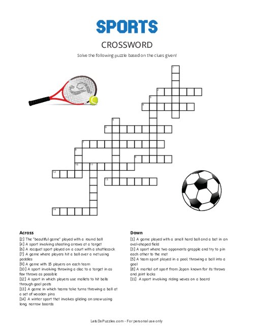 involving crossword