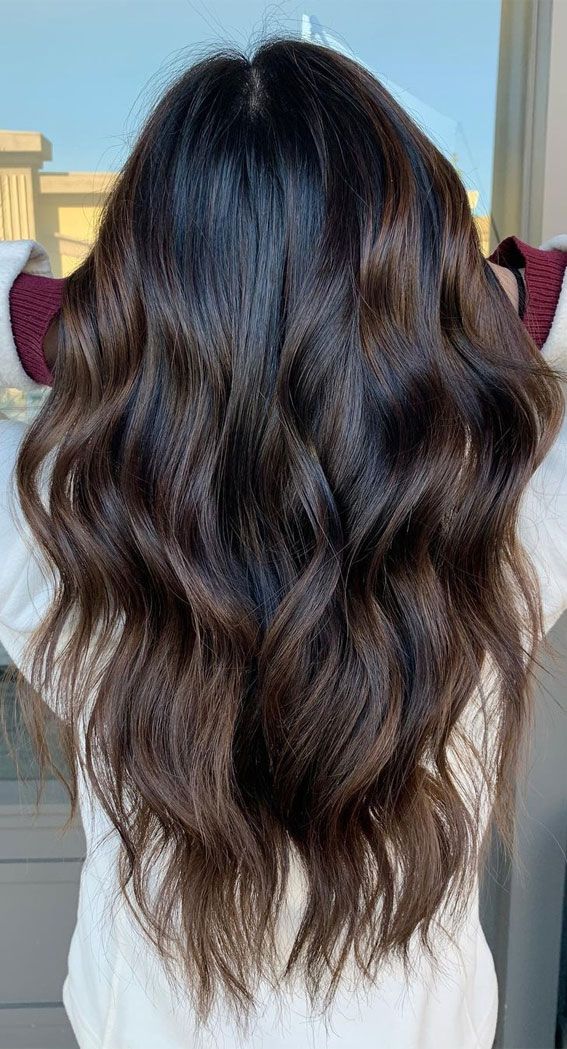 brown on brown balayage