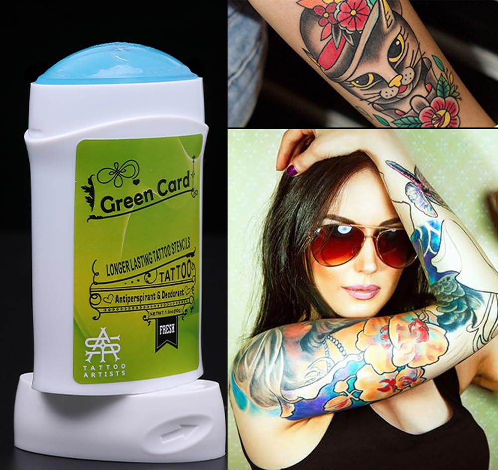 deodorant for tattoo stencil