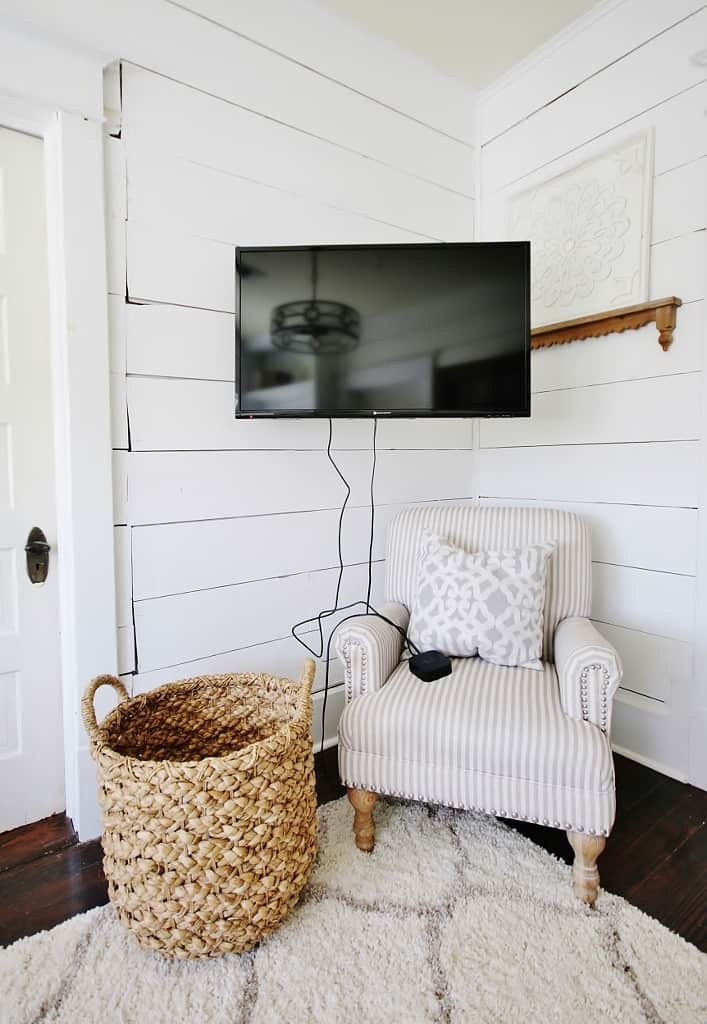 hide tv cords on wall