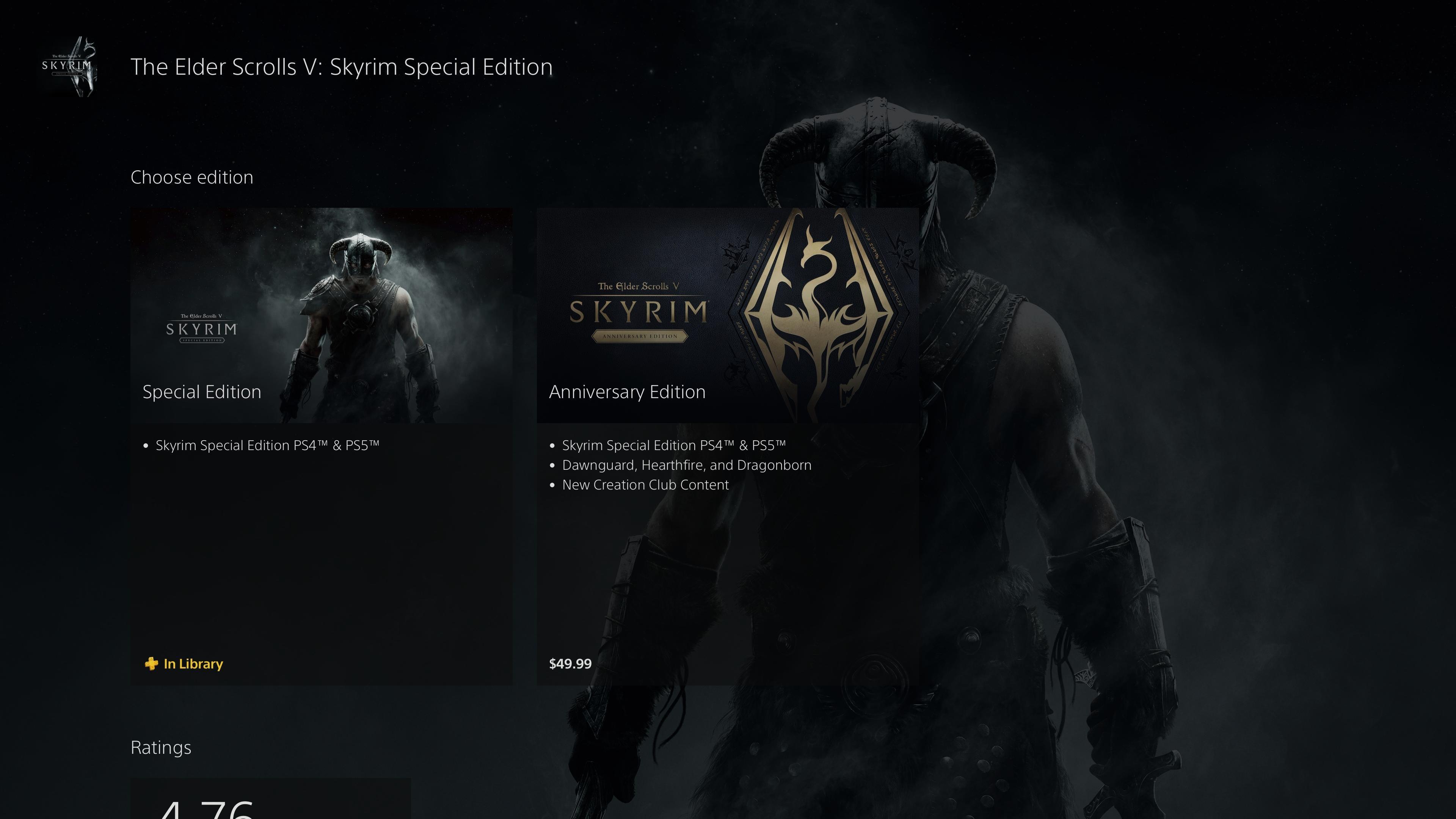 does skyrim anniversary edition come with dlc