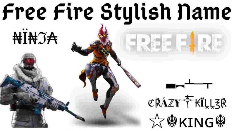 best name for free fire stylish