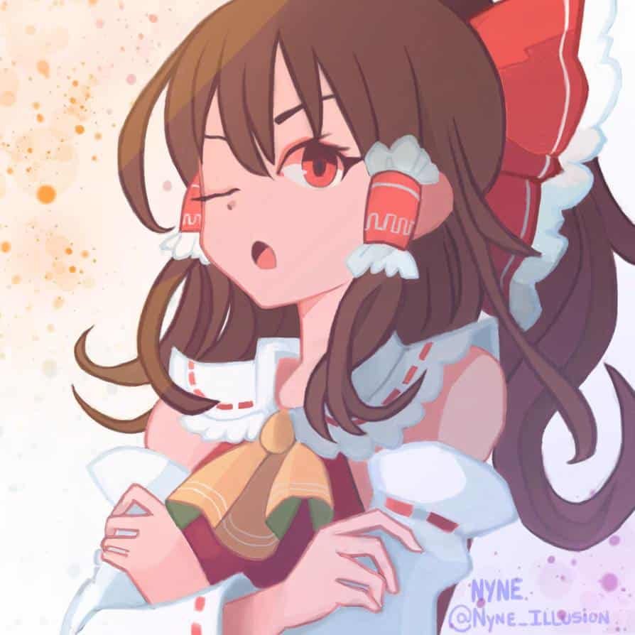 reimu fanart