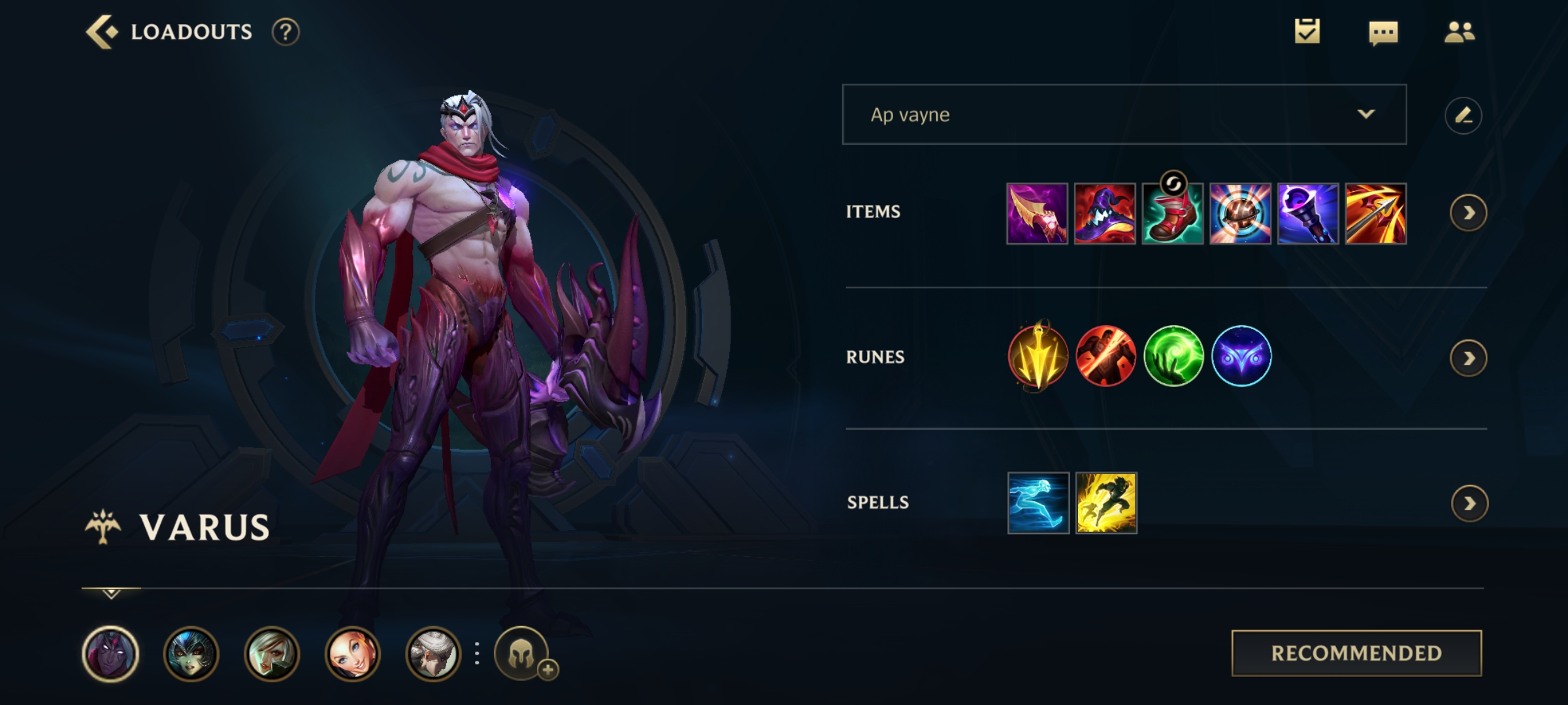 varus ap aram