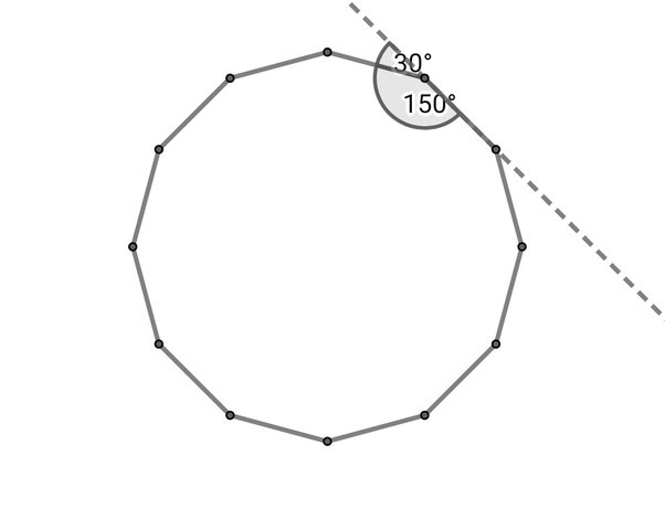 polygon with 12 sides