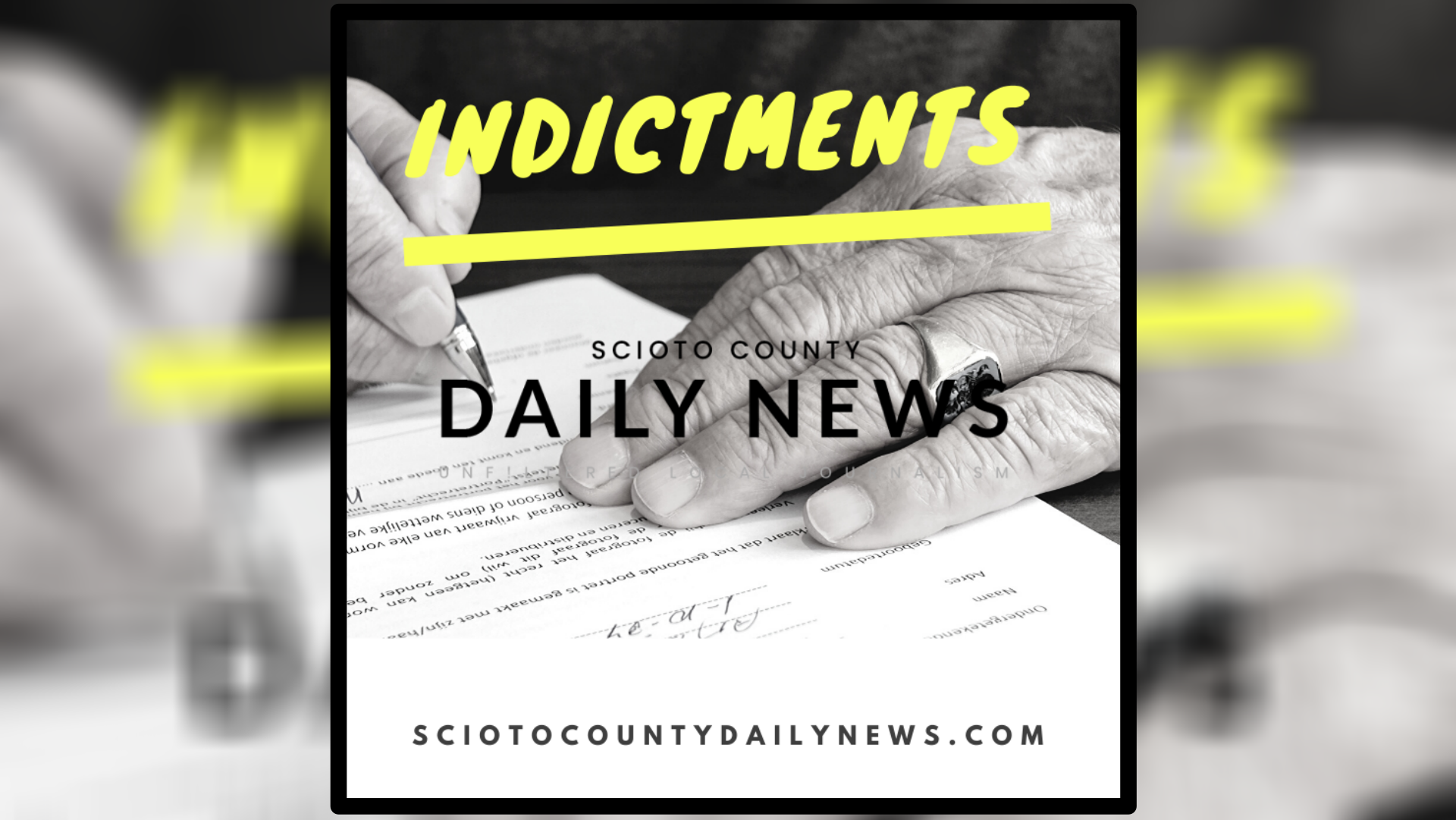 scioto county ohio grand jury indictments