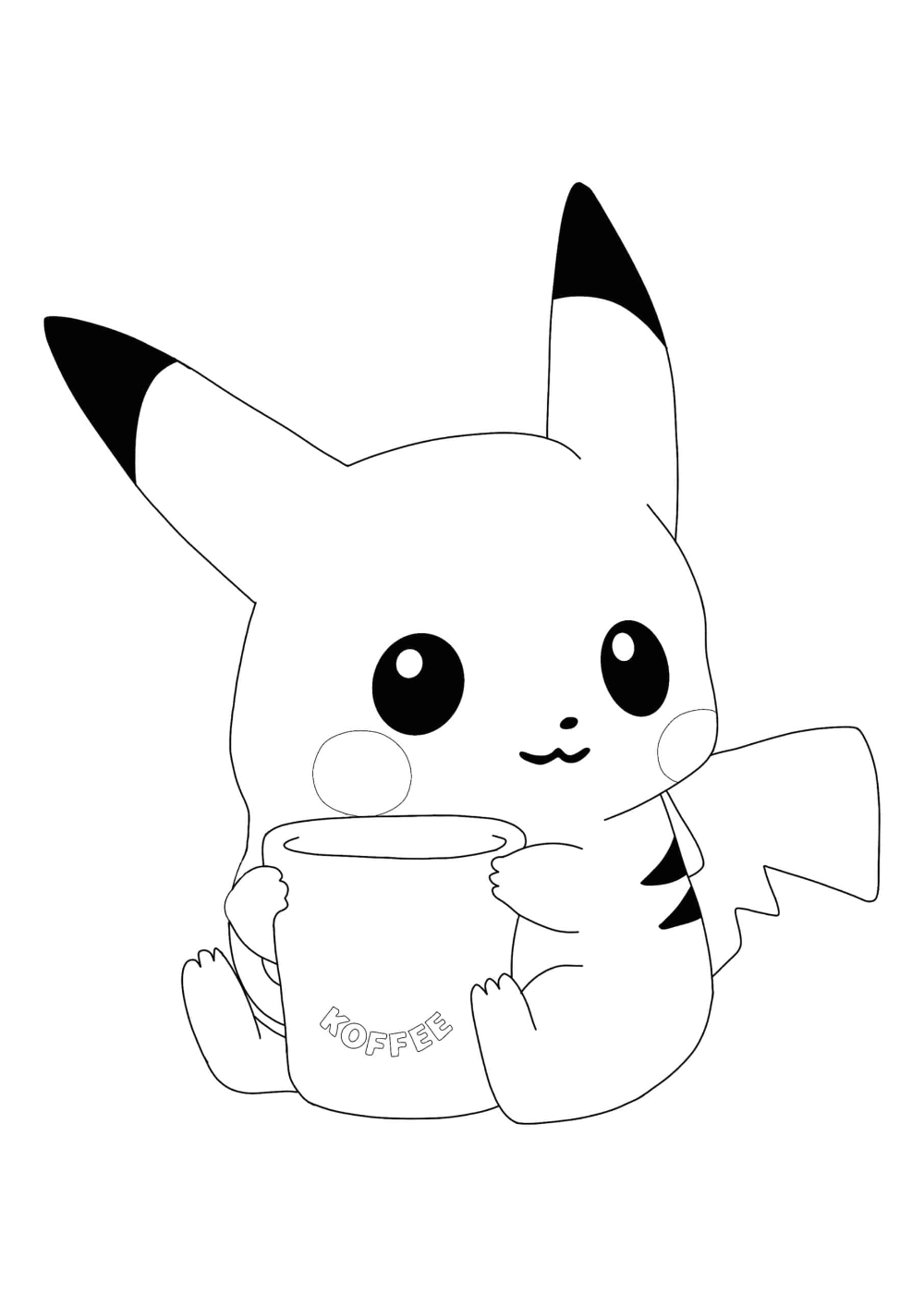 pikachu coloring pages