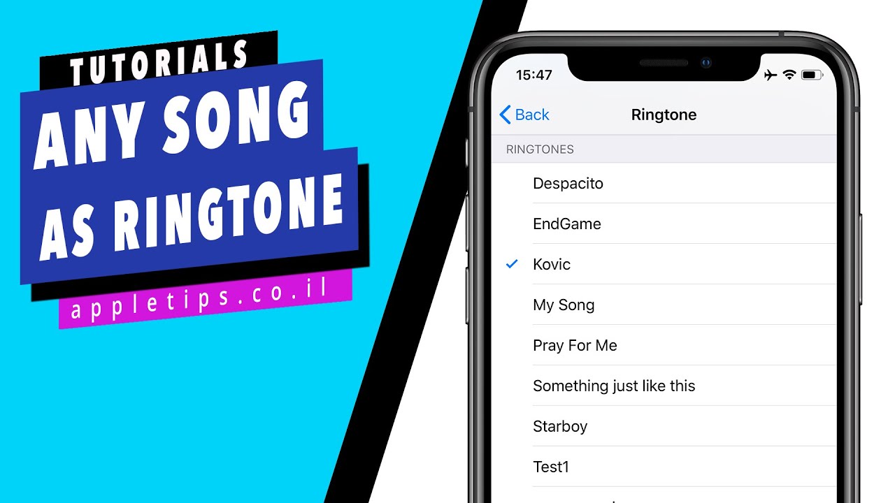 how to set youtube song as ringtone