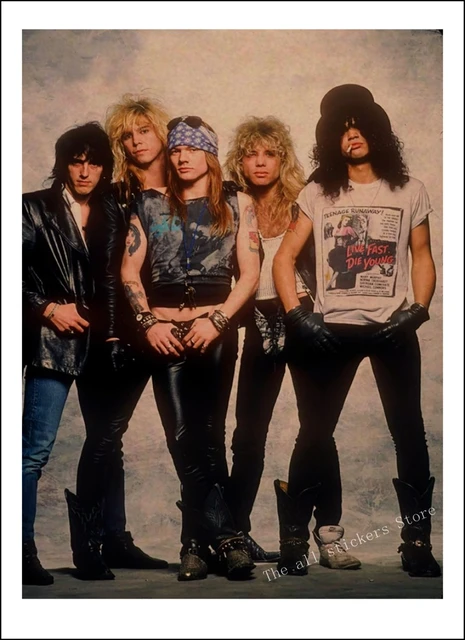 vintage guns n roses poster