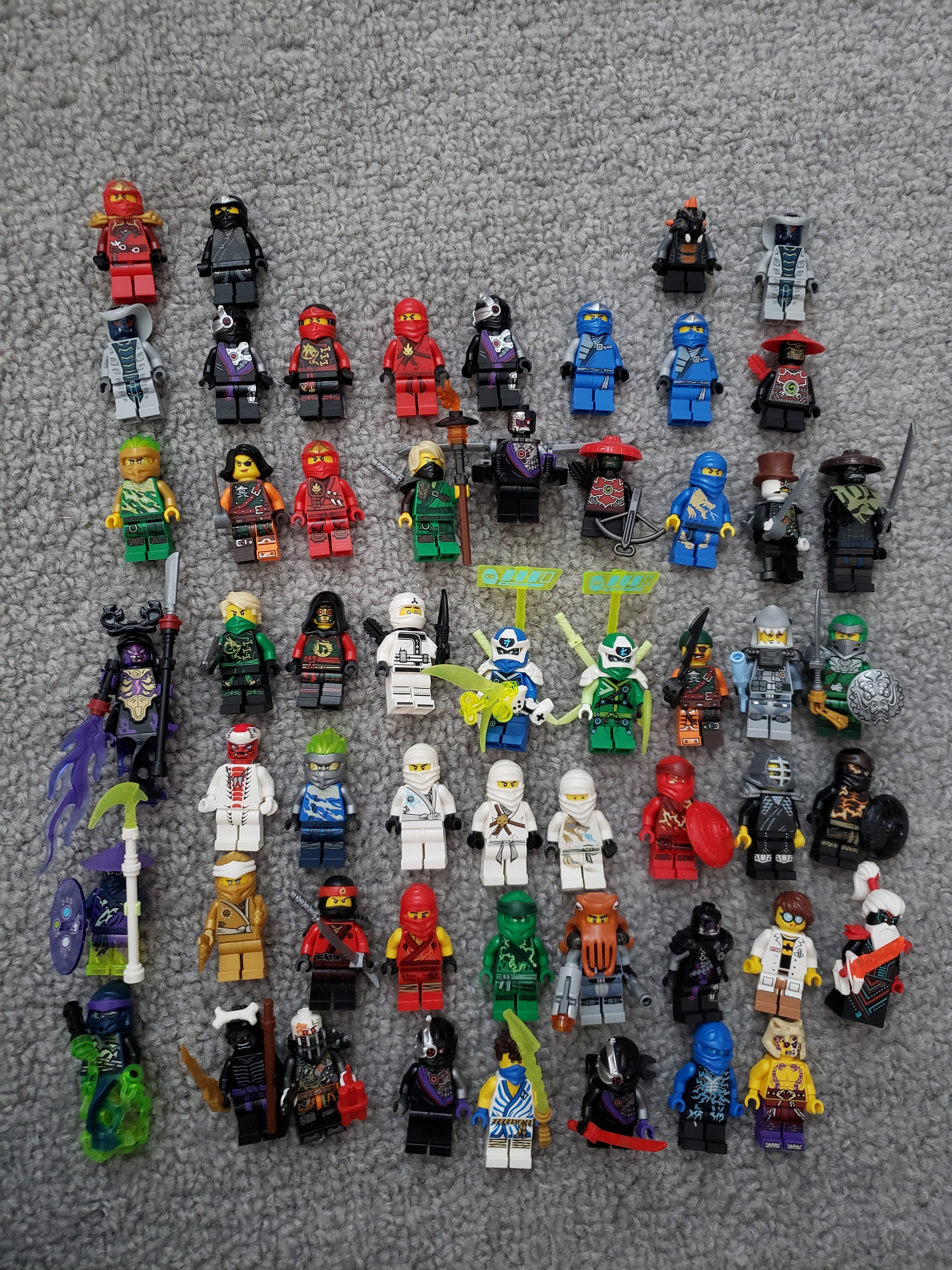 lego ninjago minifigures