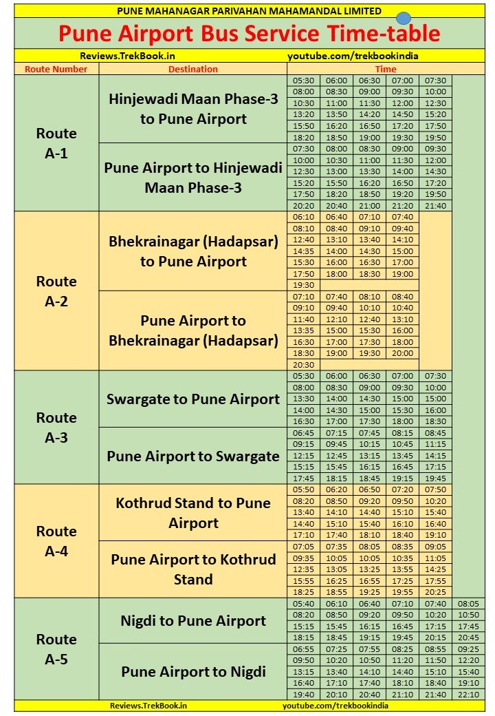 pmpml bus time table 2022