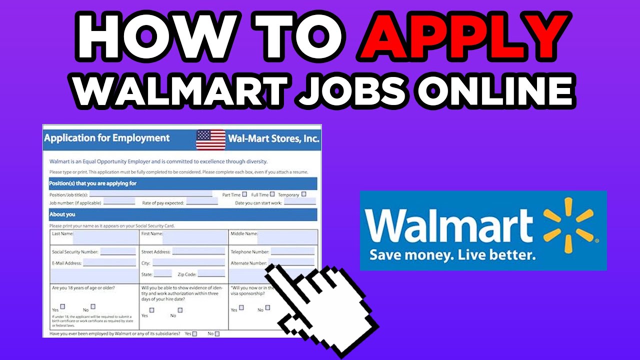 how can i apply at walmart