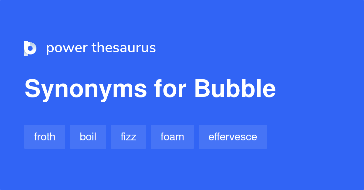 bubble synonym