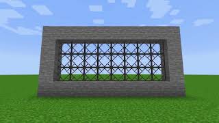 framed glass minecraft