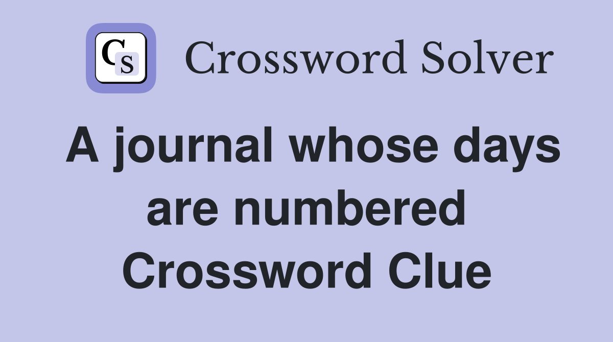 numbered crossword clue 7 letters