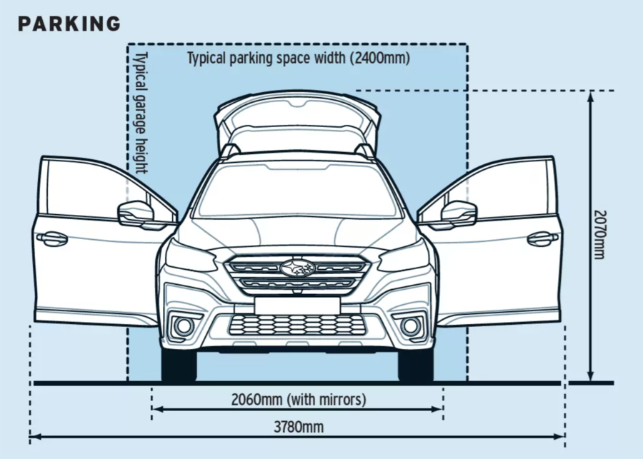 subaru outback size specs