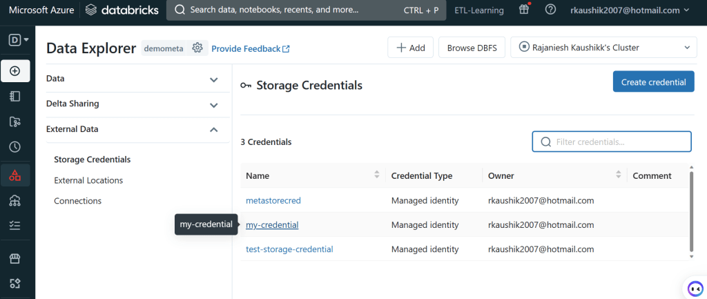 databricks volumes