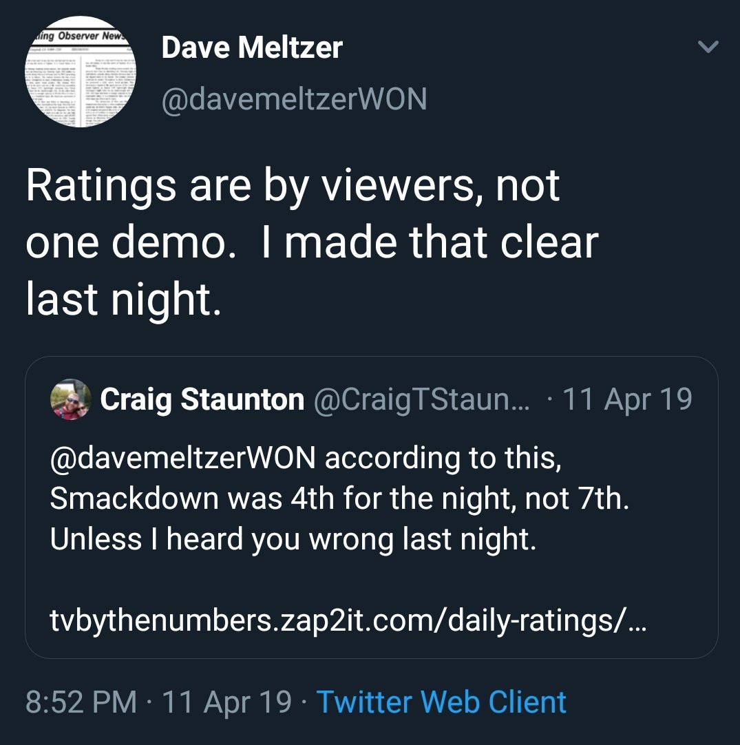 dave meltzer twitter