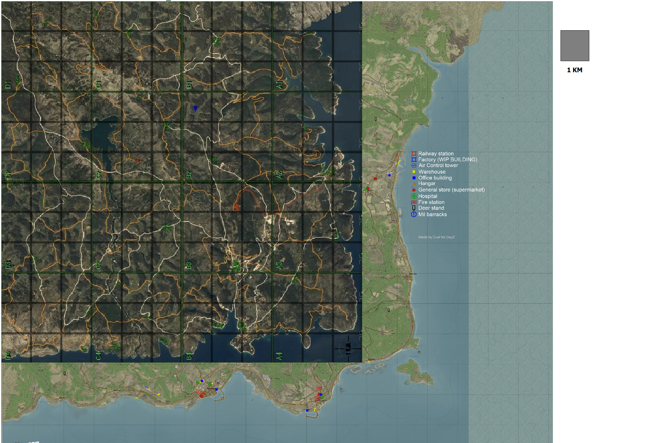 dayz map size