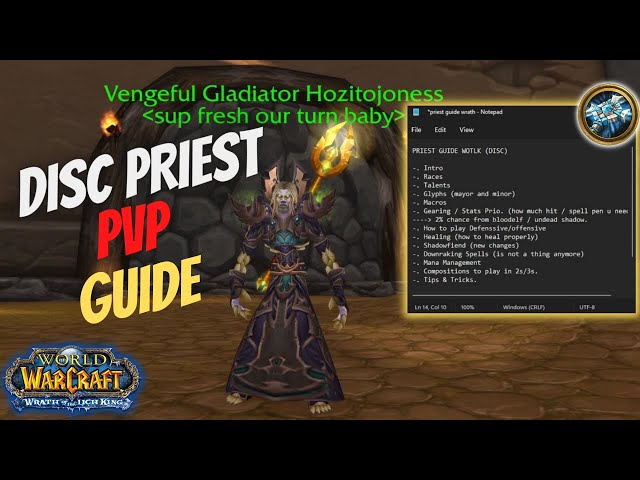 disc priest wotlk guide