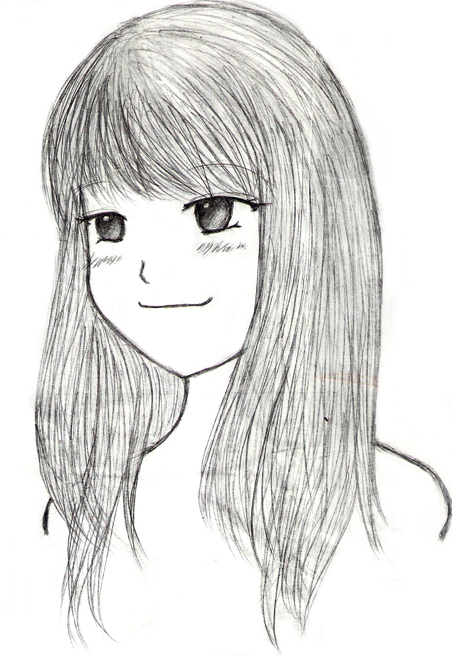 girl simple sketch