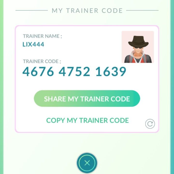 friend codes pokemon go