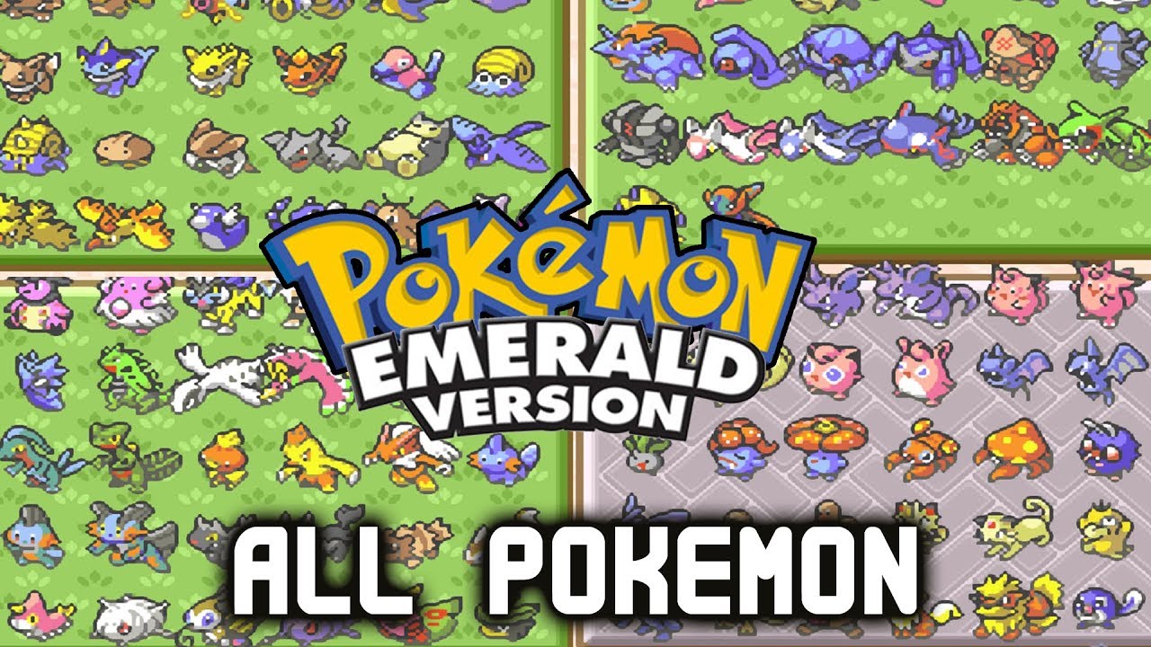 all pokemon in emerald