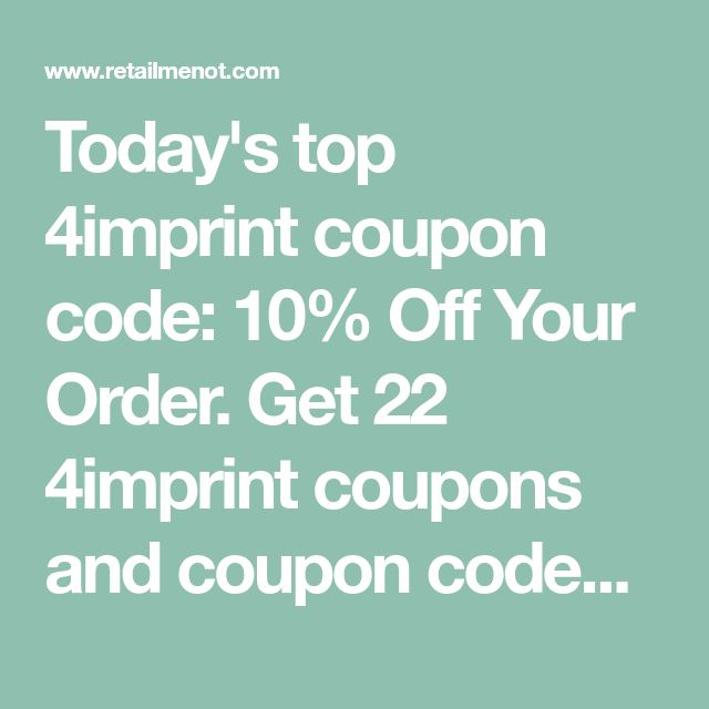 4imprint coupon code