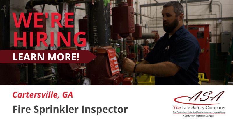 fire sprinkler companies hiring near me