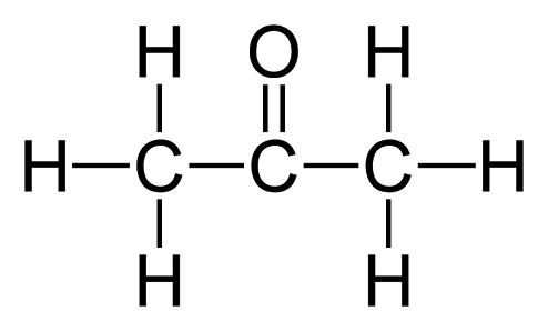 structure of propanone