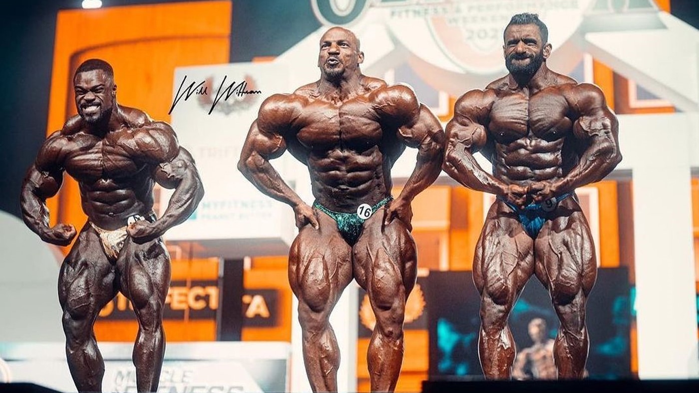 mr olympia placings