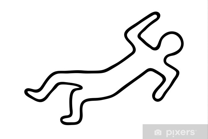 dead body outline