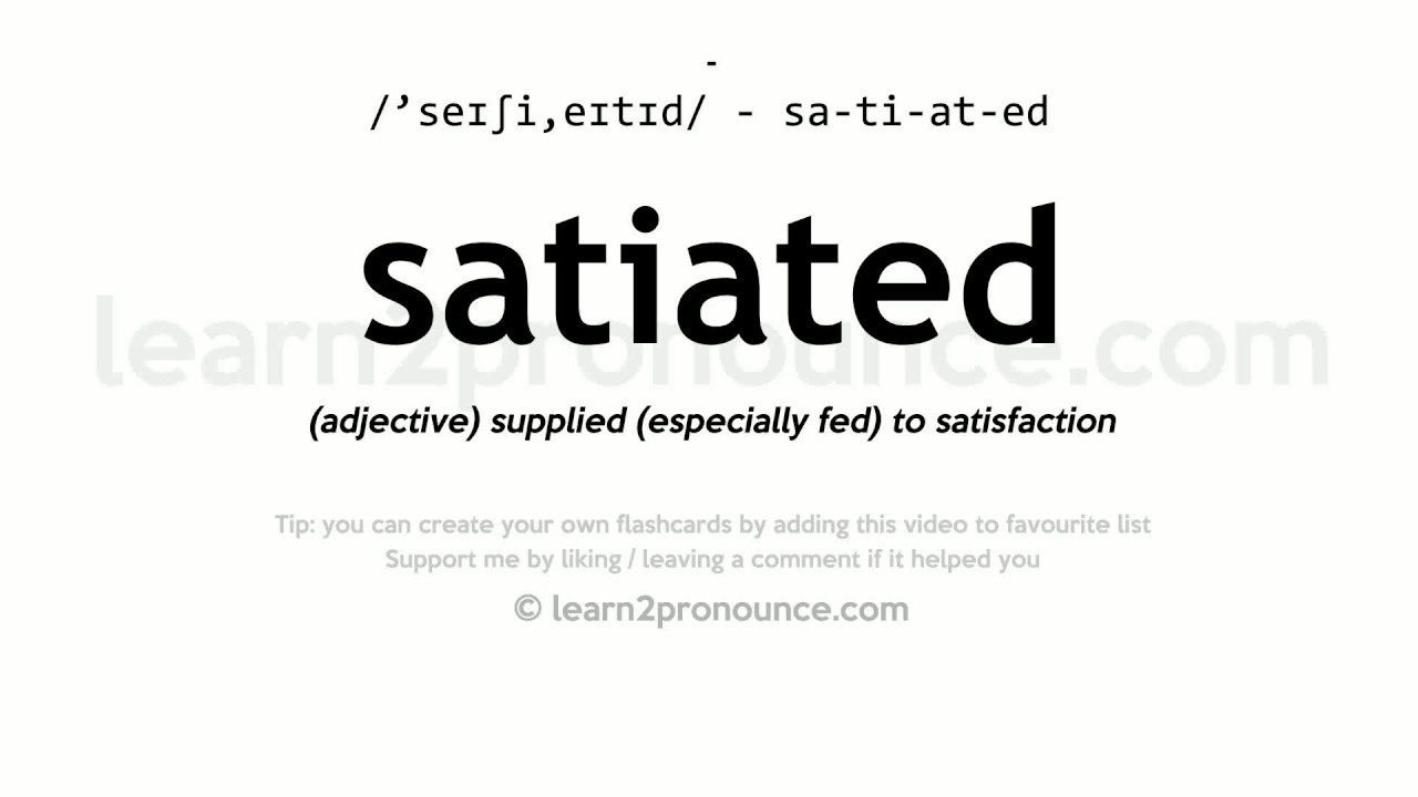 define sated