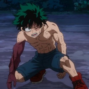 deku broken arms