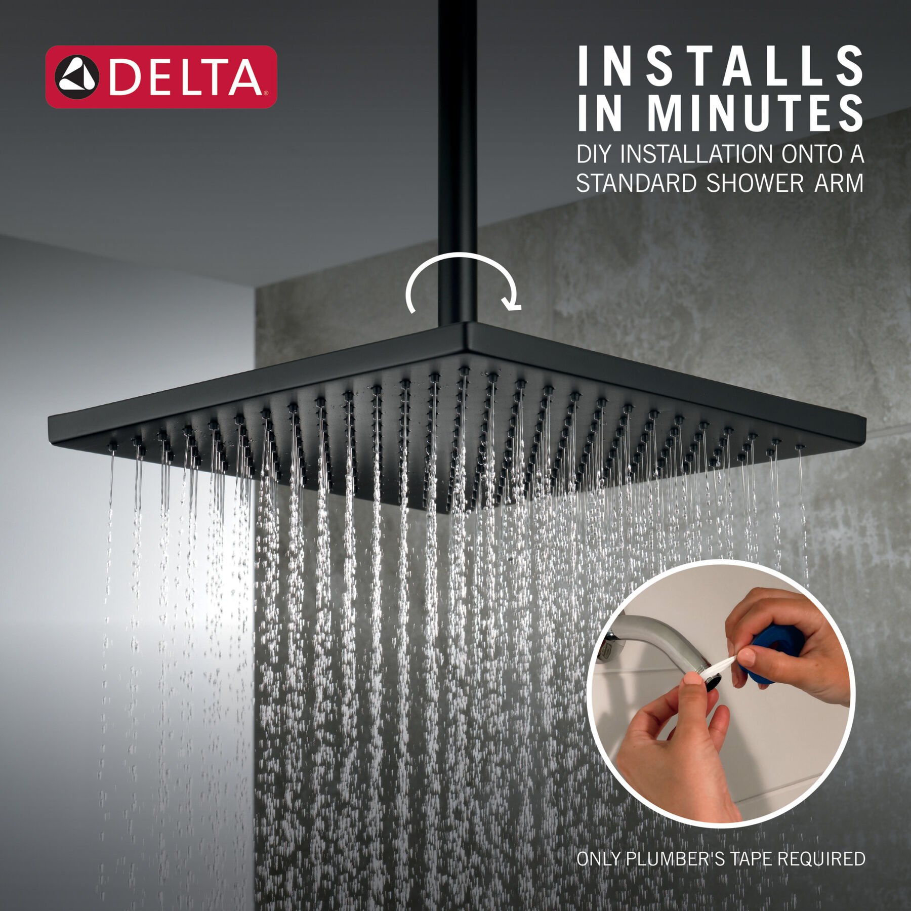 delta shower head