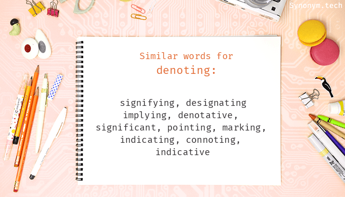 denoting synonym