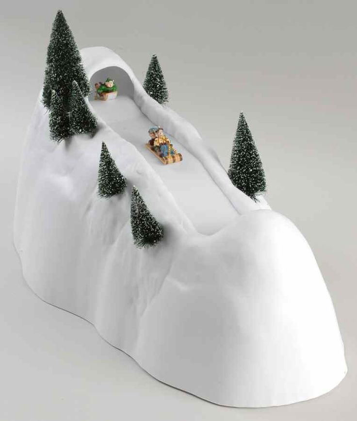 department 56 sledding hill