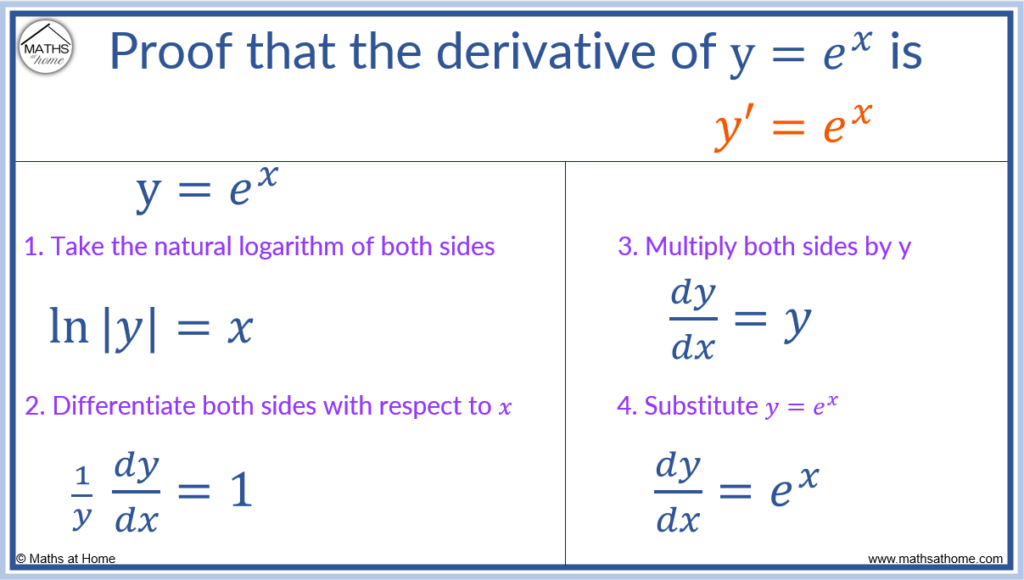 derivative of e xy with respect to y