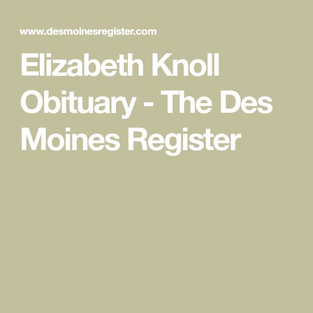 des moines register obituaries