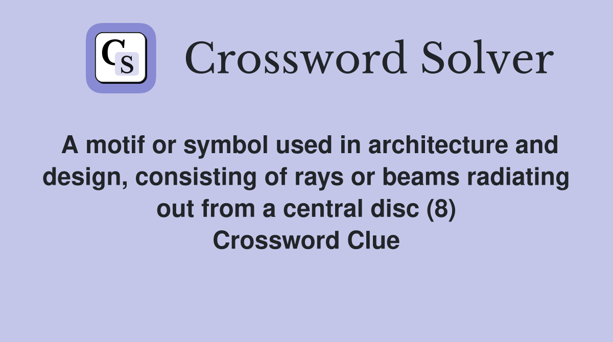 design and build crossword clue 8 letters