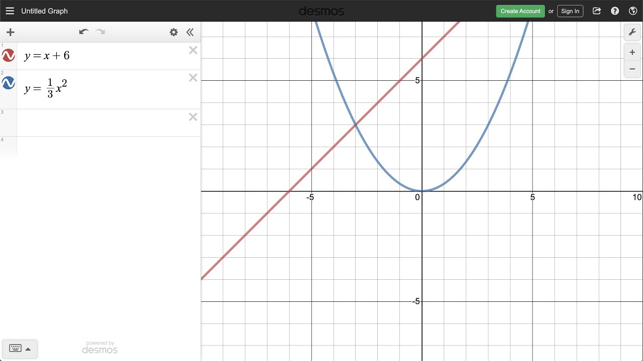 desmo graphing